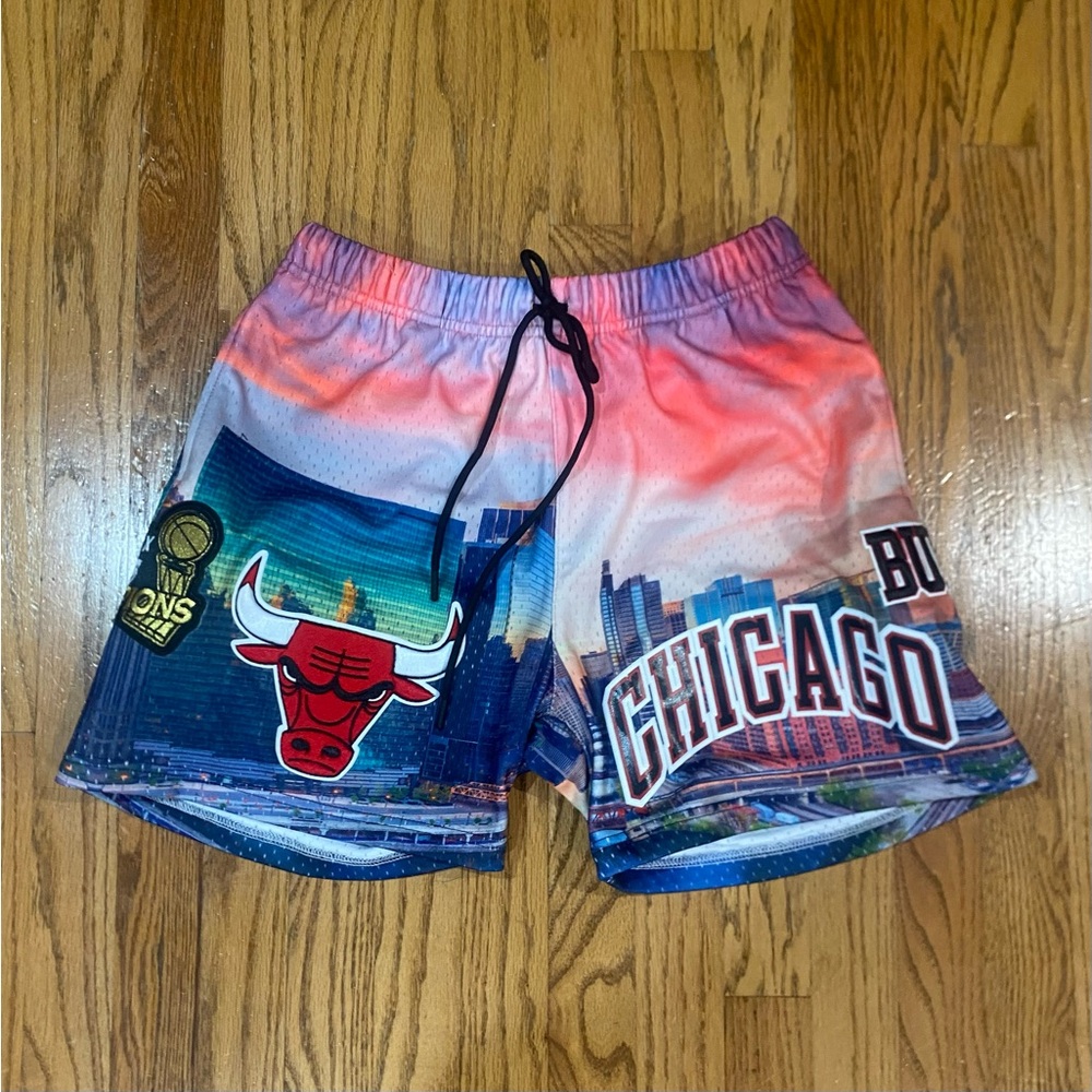 NBA bulls skyline shorts